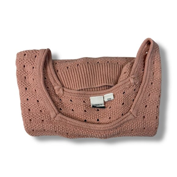 Roxy Pink Crew Neck Sweater - Picture 2 of 14